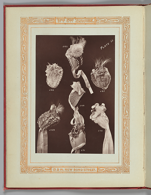 [Hats J65-J71] by William Charles Brown, The Metropolitan Museum of Art